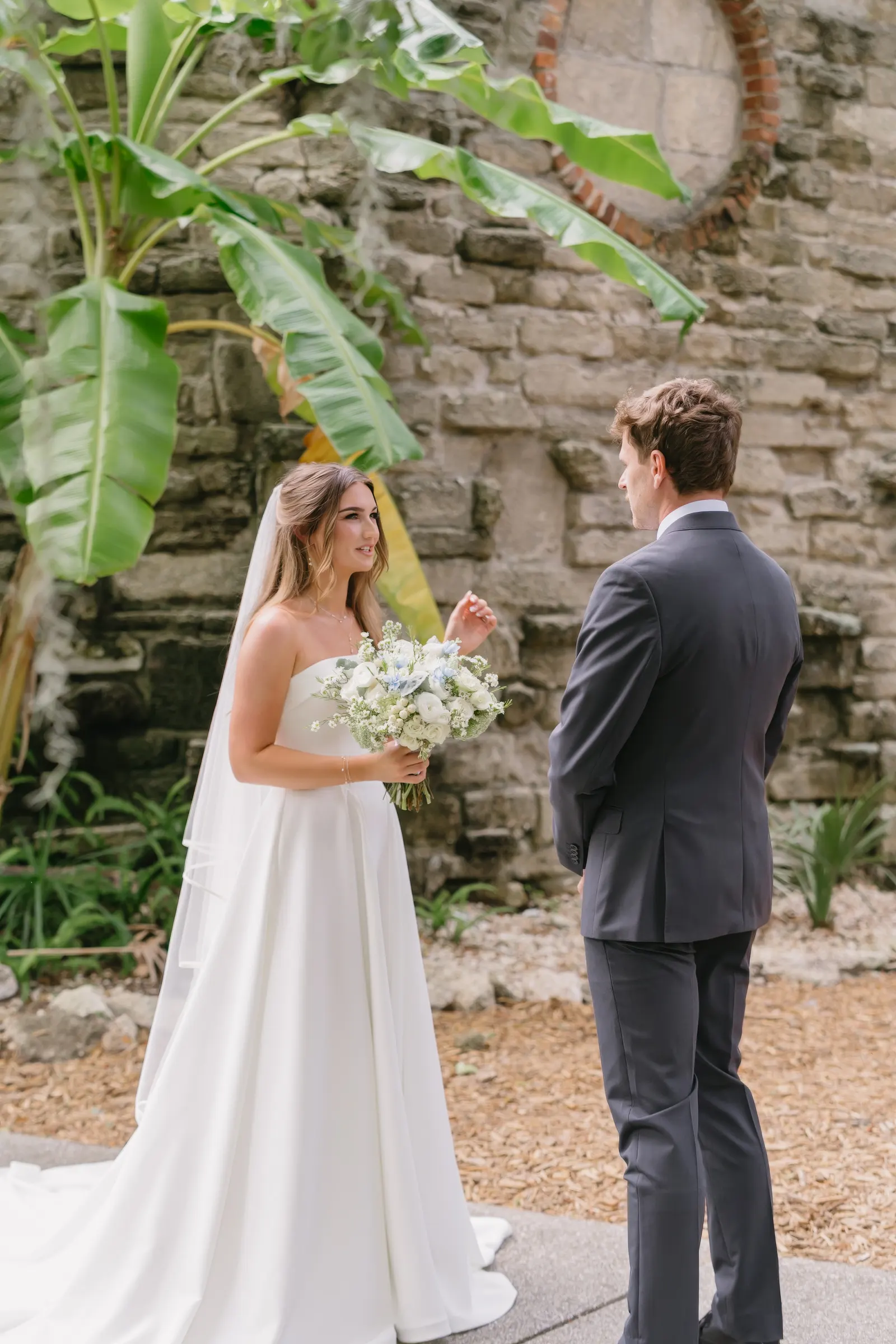 First Look — Elisabeth & Cody wedding, Dallas–Fort Worth